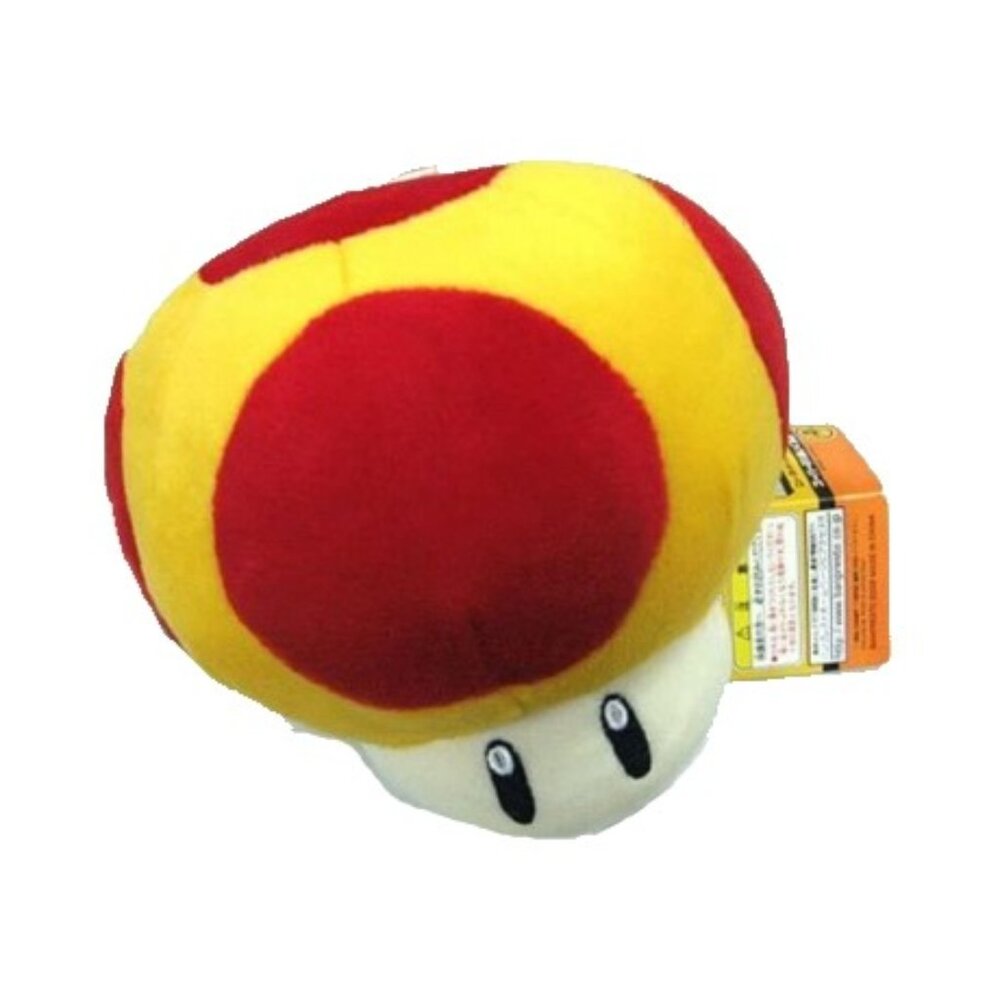 Mario Mega Mushroom Plush 6 Inch Stuffed Toy Power Up Collectible